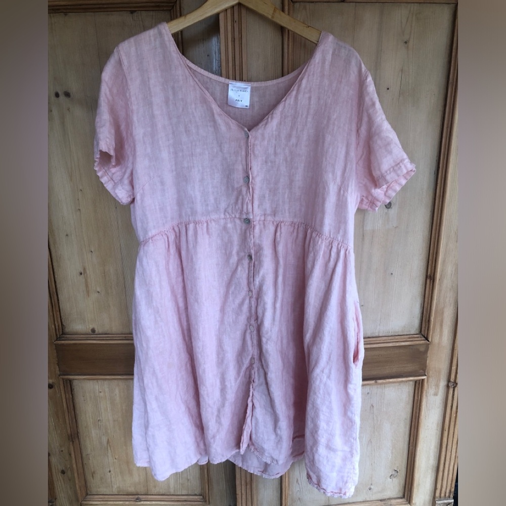 Linen dress by Jillian Harris